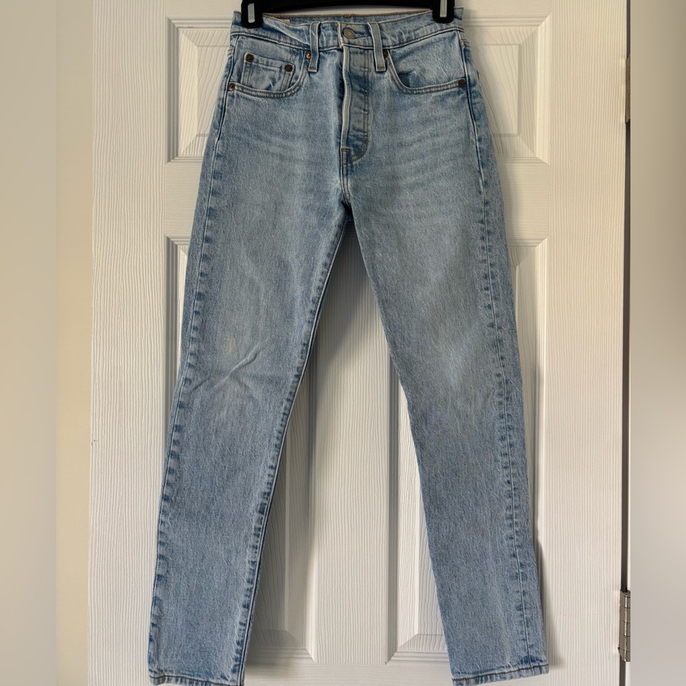 Levi's Women's 501S Jeans - Light Blue